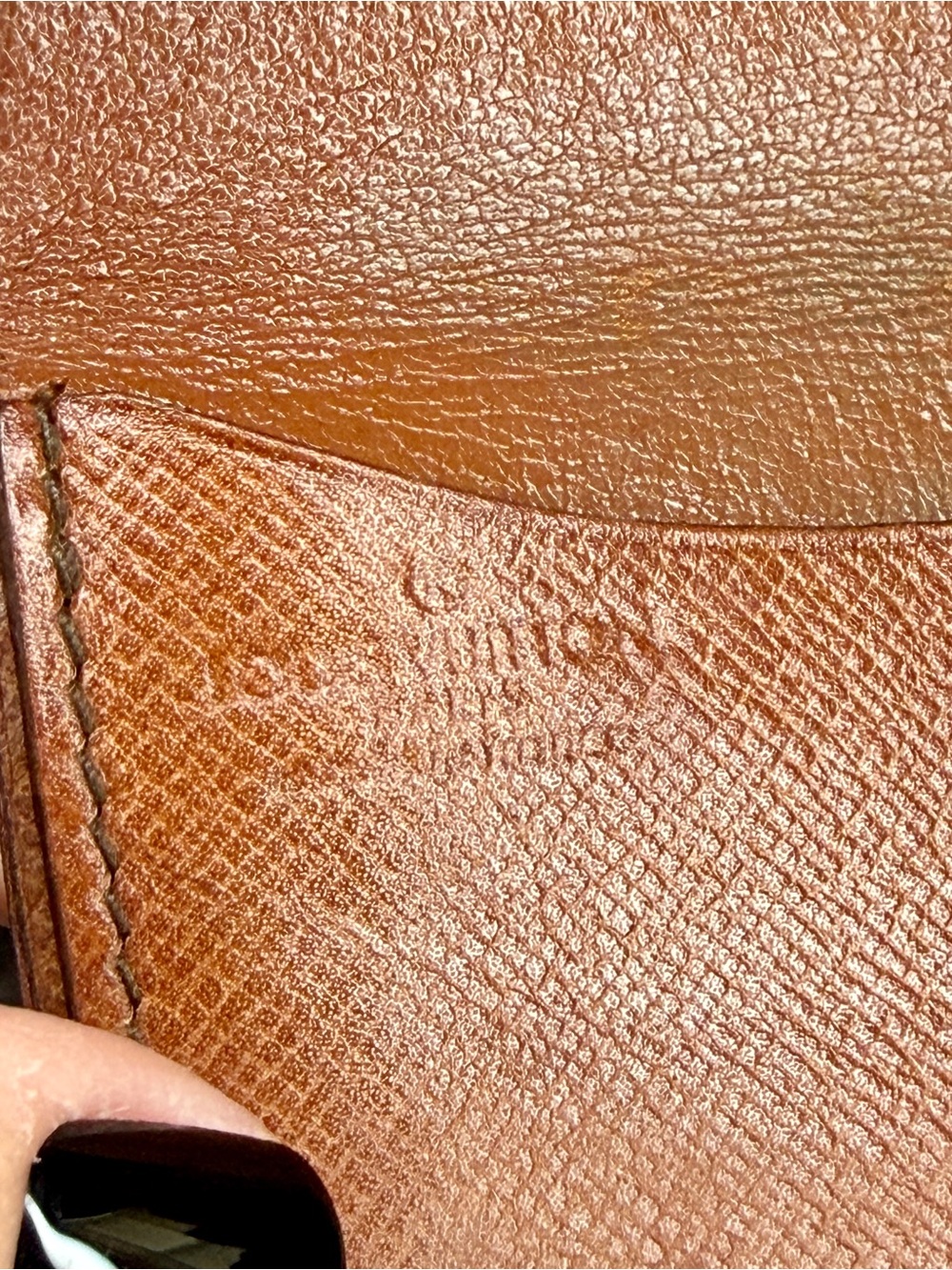 Louis Vuitton Monogram Coin Wallet Vintage Snap Pouch Brown LV Authentic - Picture 7 of 13